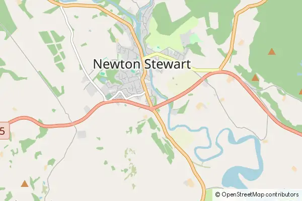 Mapa Newton Stewart