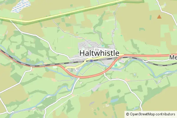 Mapa Haltwhistle