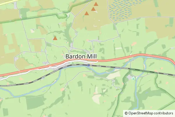 Mapa Bardon Mill