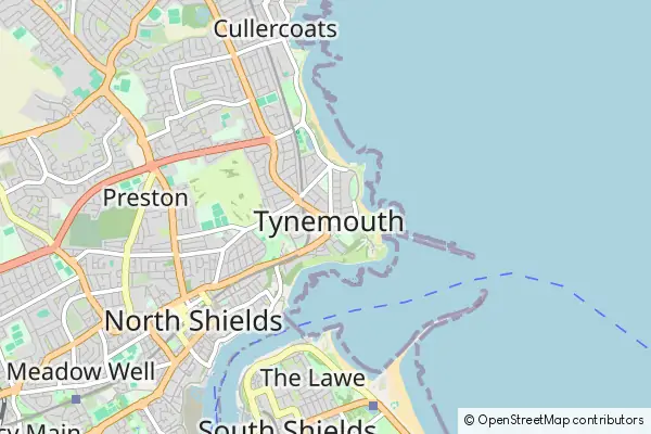 Mapa Tynemouth