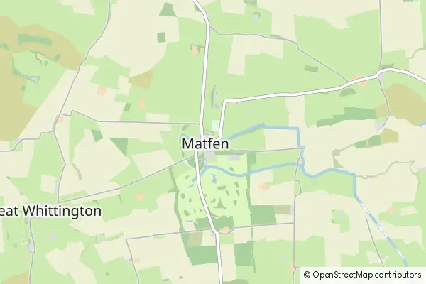 Mapa Matfen