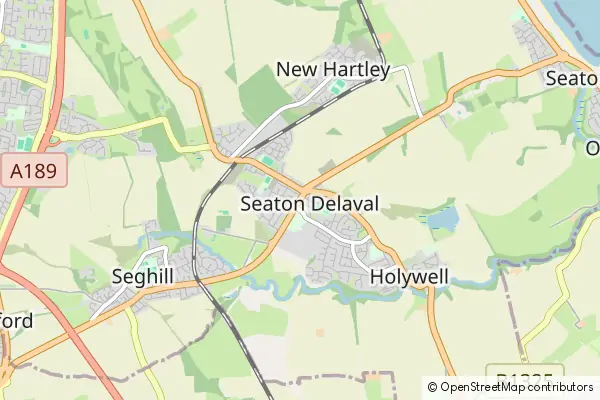 Mapa Seaton Delaval