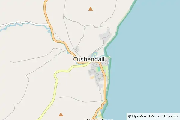 Mapa Cushendall