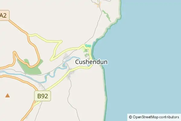 Mapa Cushendun