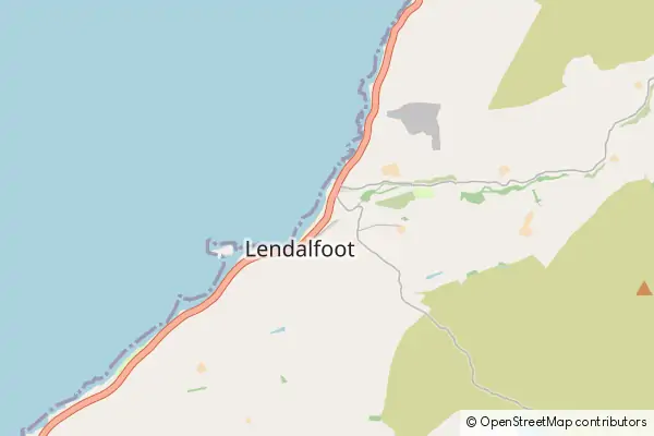 Mapa Lendalfoot