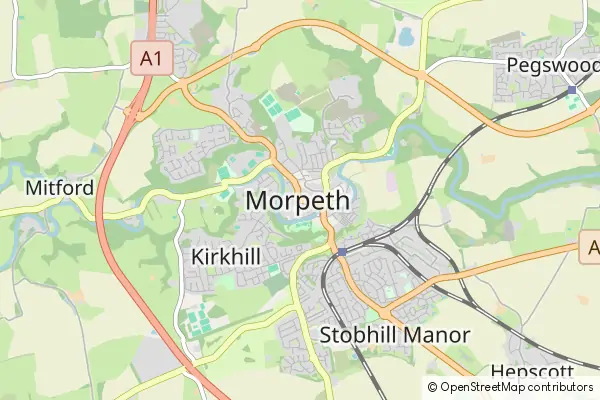 Mapa Morpeth
