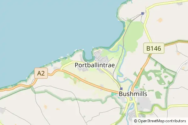 Mapa Portballintrae