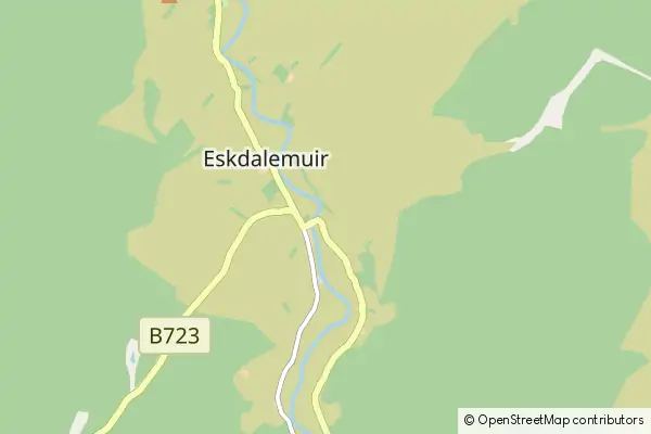 Mapa Eskdalemuir