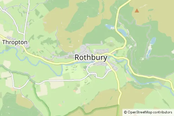 Mapa Rothbury