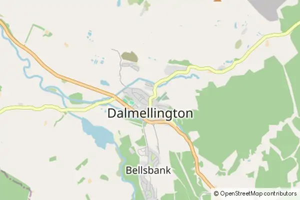 Mapa Dalmellington