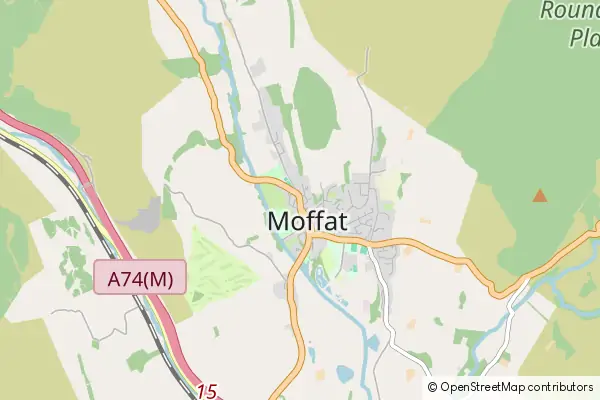 Mapa Moffat