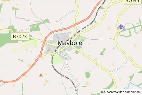 Mapa Maybole