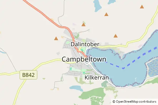 Mapa Campbeltown