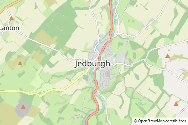 Mapa Jedburgh