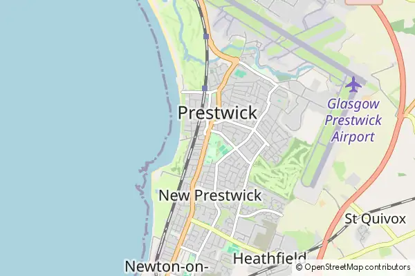 Mapa Prestwick