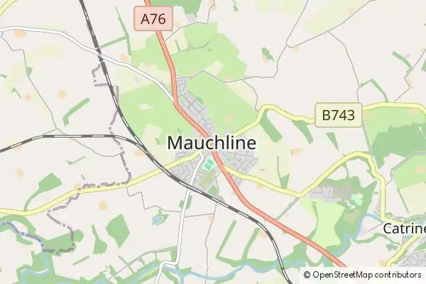 Mapa Mauchline