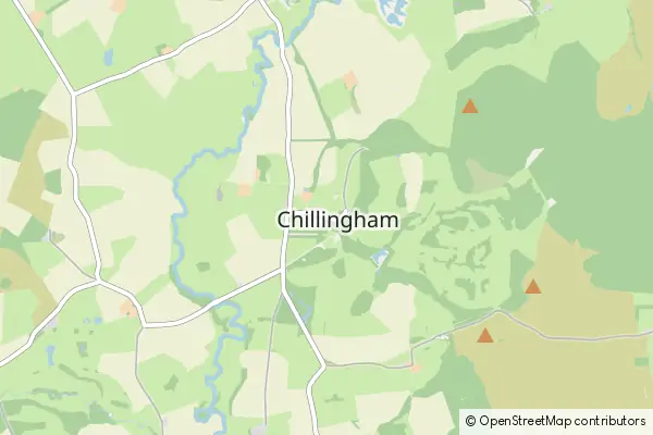 Mapa Chillingham