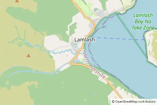 Mapa Lamlash