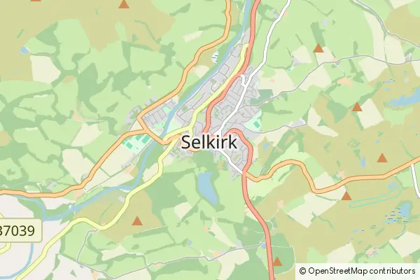 Mapa Selkirk