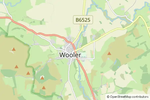 Mapa Wooler