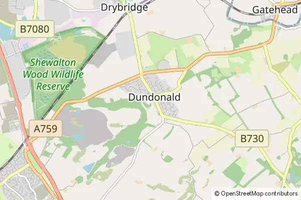 Mapa Dundonald