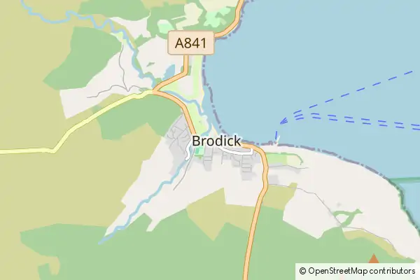Mapa Brodick