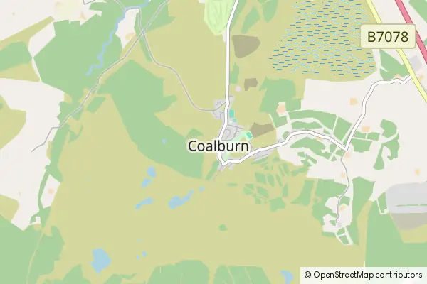 Mapa Coalburn