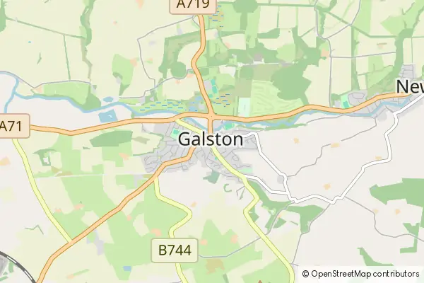 Mapa Galston