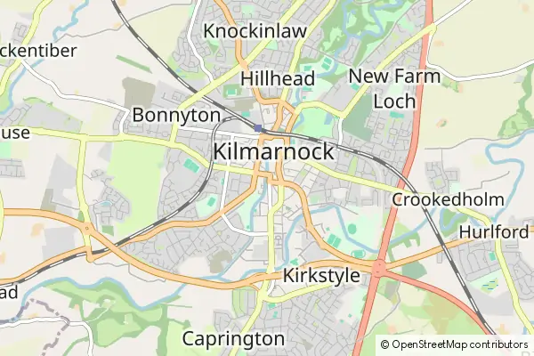 Mapa Kilmarnock