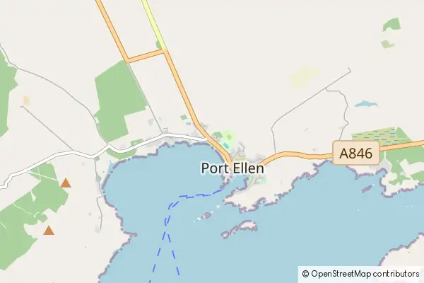 Mapa Port Ellen