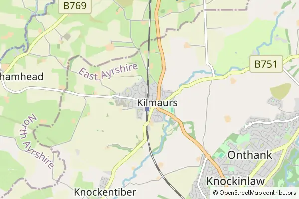 Mapa Kilmaurs