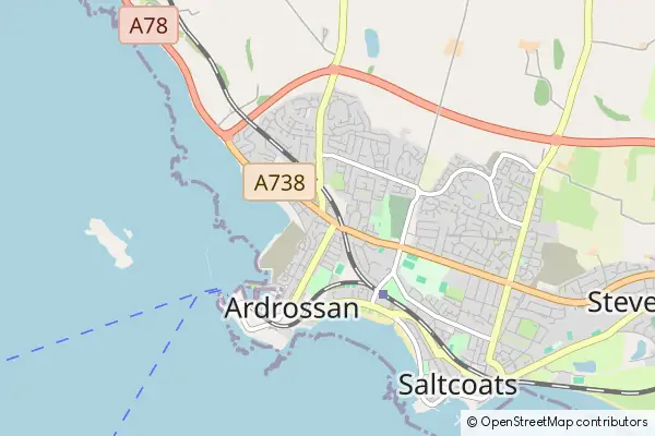 Mapa Ardrossan