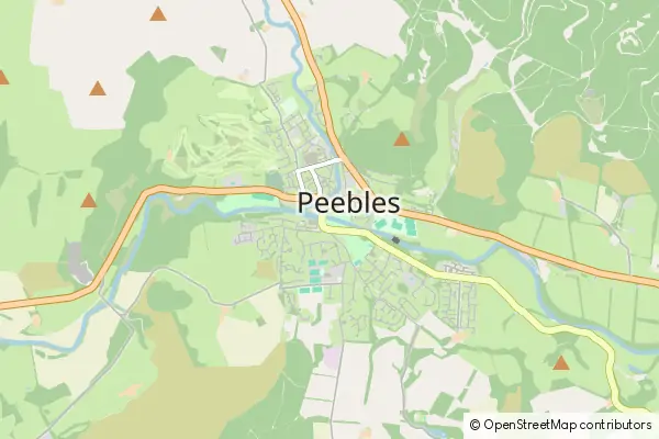 Mapa Peebles