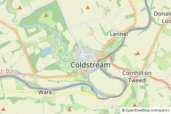 Mapa Coldstream