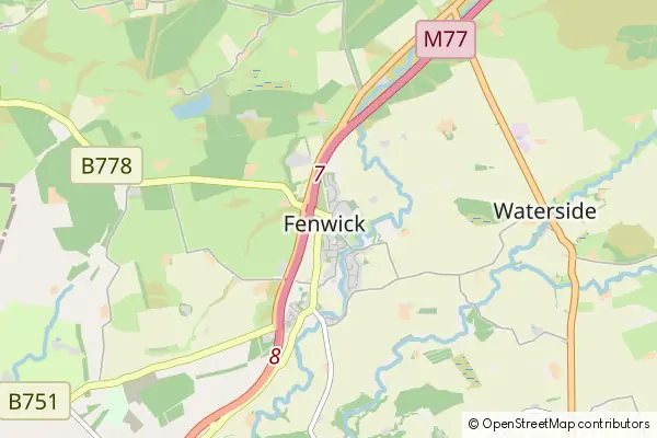 Mapa Fenwick