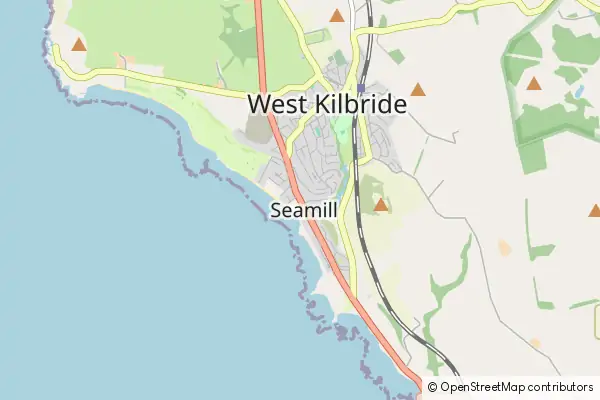 Mapa West Kilbride