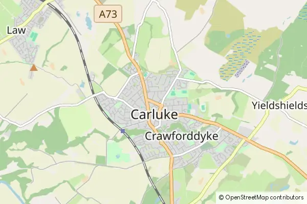 Mapa Carluke