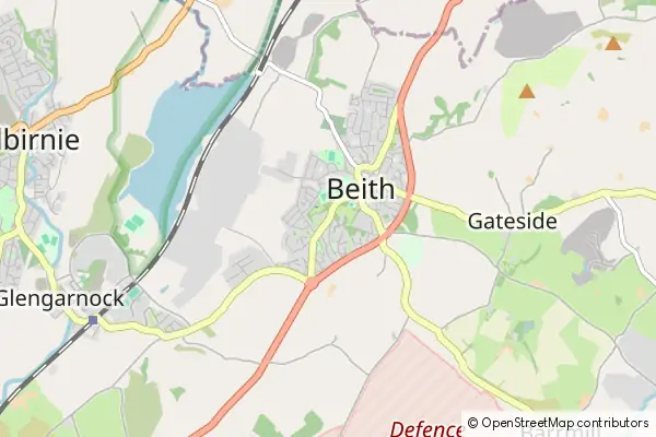 Mapa Beith