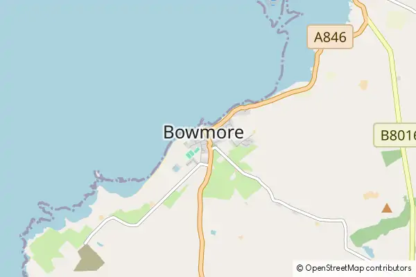 Mapa Bowmore