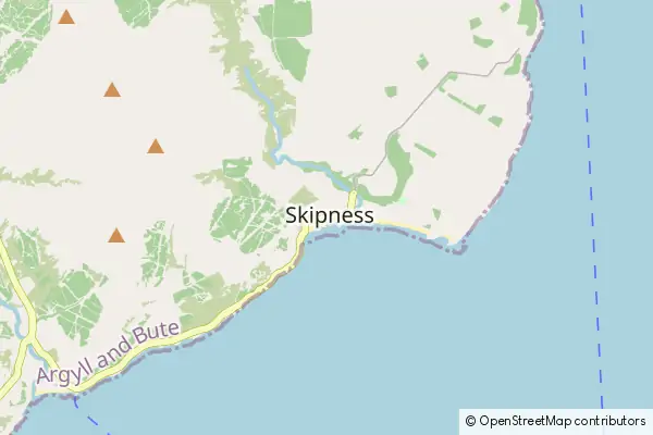 Mapa Skipness