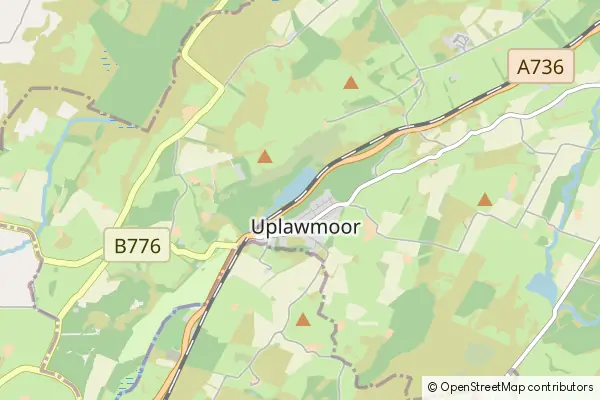 Mapa Uplawmoor