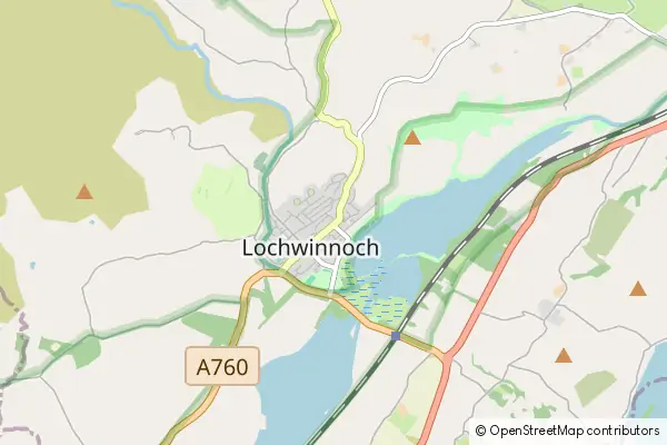 Mapa Lochwinnoch