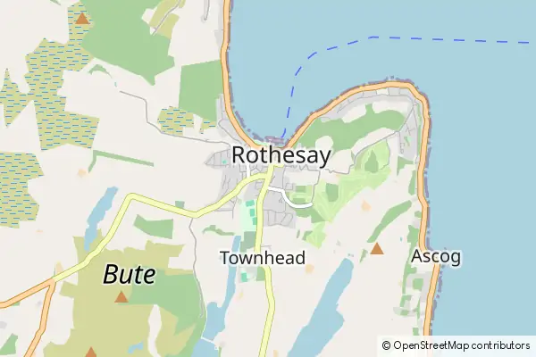 Mapa Rothesay