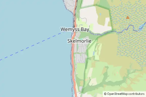 Mapa Skelmorlie