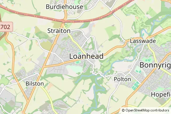 Mapa Loanhead