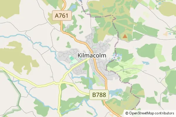 Mapa Kilmacolm