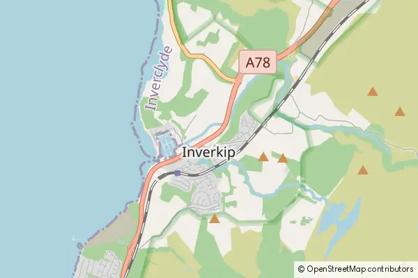 Mapa Inverkip