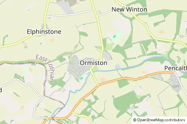 Mapa Ormiston