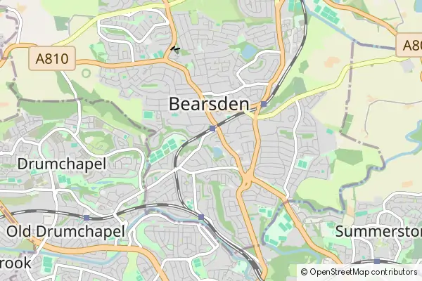 Mapa Bearsden