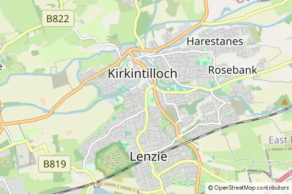 Mapa Kirkintilloch